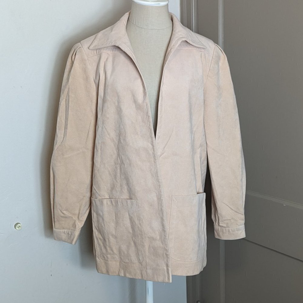 Vintage Westerncore Suede Blazer Jacket Boho‎ Coastal Cowgirl Roth Le Cover